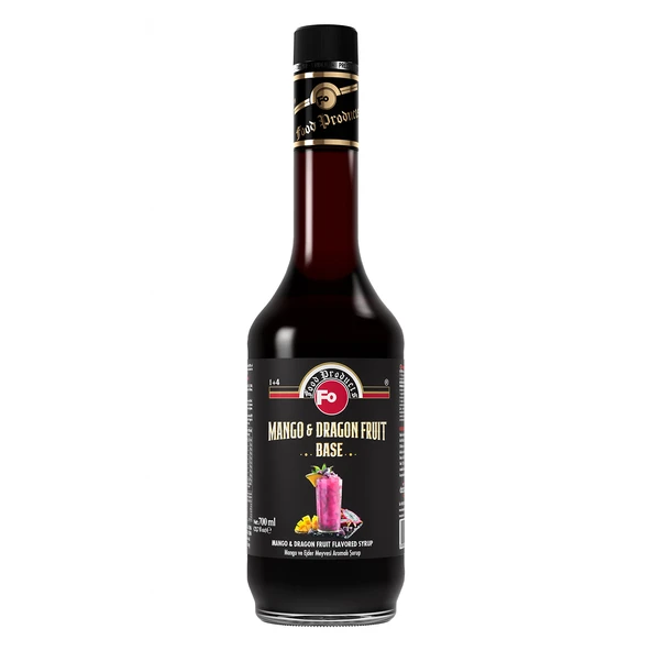 FO Mango ve Ejder Meyvesi Aromalı Baz Şurup 700 ml ürün görseli 1