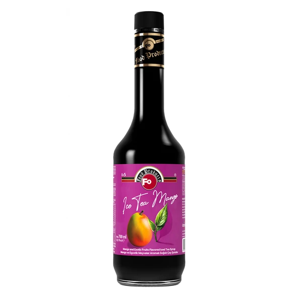 FO Mango ve Egzotik Meyveler Aromalı Soğuk Çay Baz Şurubu 700 ml ürün görseli 1