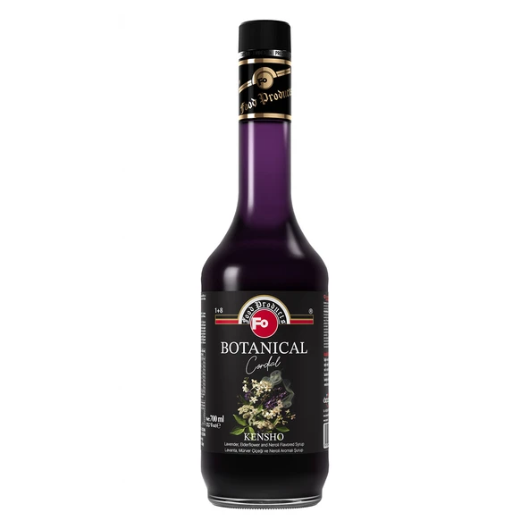 FO Lavanta, Mürver ve Portakal Çiçeği Aromalı Şurup - Kensho 700 ml ürün görseli 1
