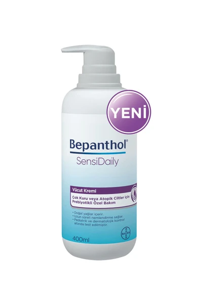 Bepanthol Sensidaily Pompalı Vücut Kremi 400 ml ürün görseli 1