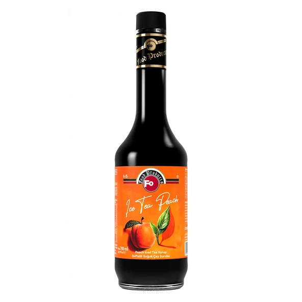 FO Şeftalili Soğuk Çay Baz Şurubu 700 ml ürün görseli 1
