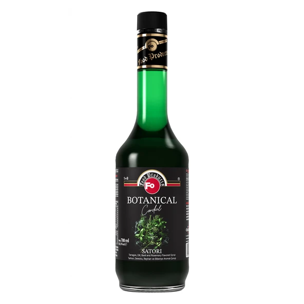 FO Tarhun, Dereotu, Reyhan ve Biberiye Aromalı Şurup - Satori 700 ml ürün görseli 1