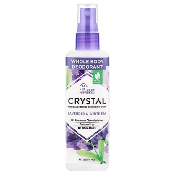 Crystal Lavanta ve Beyaz Çaylı Deodorant Sprey 118 ML ürün görseli 1