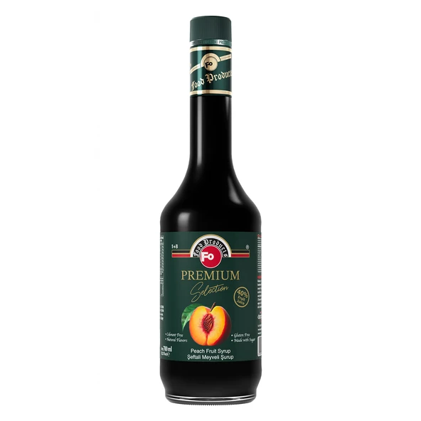 FO Şeftali Meyveli Şurup - Premium 700 ml ürün görseli 1
