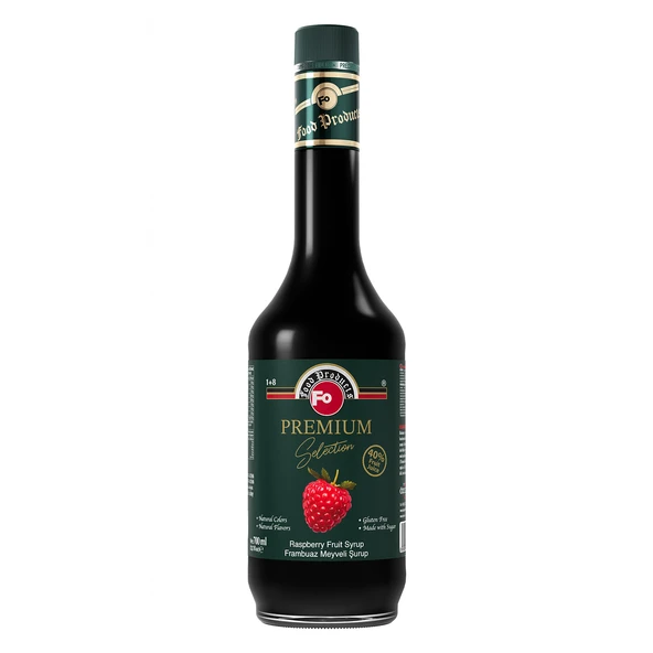 FO Frambuaz Meyveli Şurup - Premium 700 ml ürün görseli 1