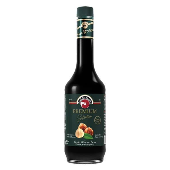 FO Fındık Aromalı Şurup – Premium 700 ml ürün görseli 1