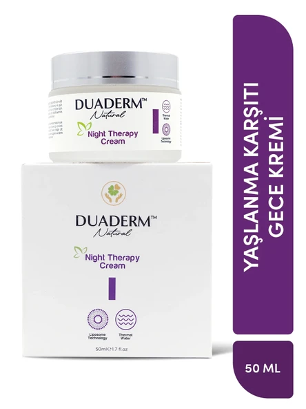 Duaderm Yaşlanma Karşıtı Gece kremi 50 ml ürün görseli 1