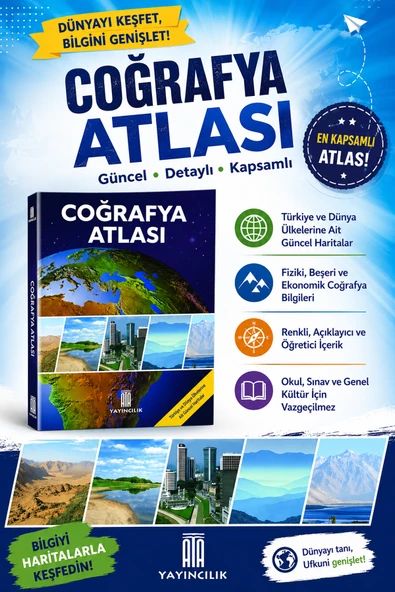 Ata Coğrafya Atlası ürün görseli 1