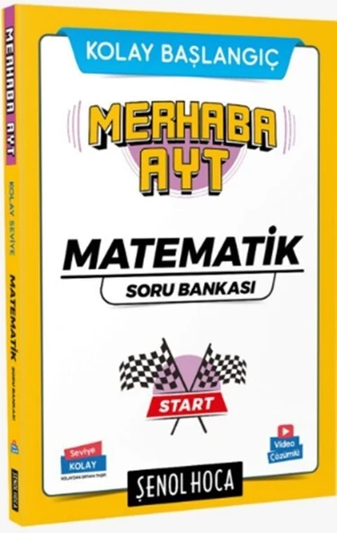 Merhaba AYT Matematik Soru Bankası Şenol Hoca ürün görseli 1
