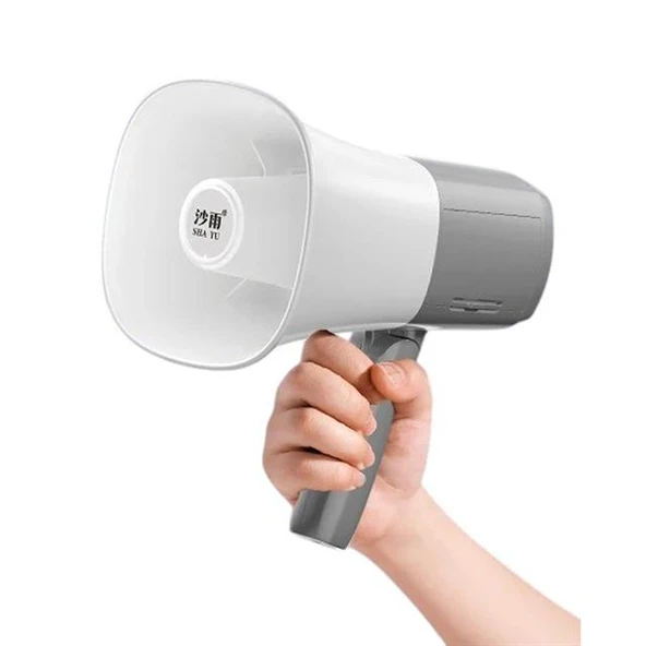 No-Tel 918L Bluetooth-Usb-Siren-Ses Kayıt Özelikli Dahili Bataryalı 25 Watt Mini El Tipi Megafon ürün görseli 1