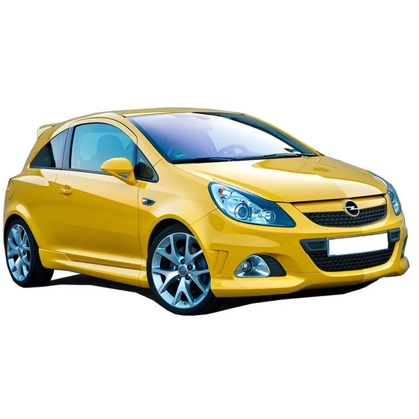 Opel Corsa D (2007-2015) OPC 2 kapılı (Coupe) Yan Marşpiyel Seti (Plastik) ürün görseli 1