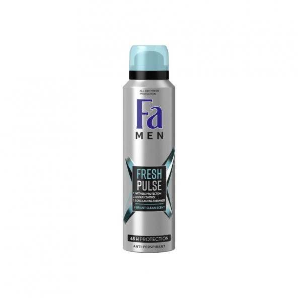 Fa Deo Spray Men Fresh Pulse 150 Ml ürün görseli 1