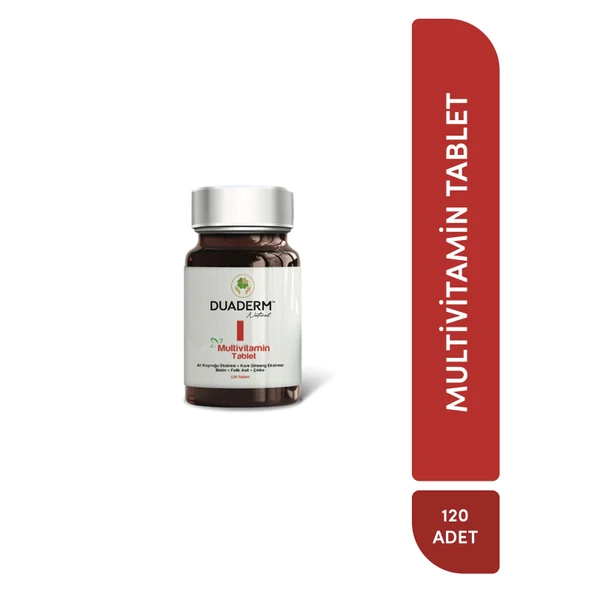 DUADERM MULTİVİTAMİN TABLET 120 ADET ürün görseli 1