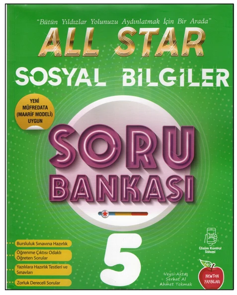 Newton 5. Sınıf Sosyal Bilgiler All Star Soru Bankası ürün görseli 1