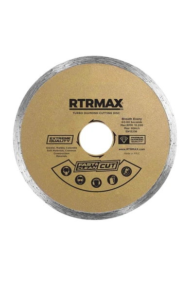 Rtrmax Reb180 Mermer Kesici Elmas 180 mm ürün görseli 1