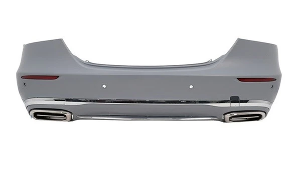 MERCEDES W213 FACELIFT MYB UYUMLU ARKA TAMPON + DİFÜZÖR + EGZOZ UCU 2021+ ürün görseli 1