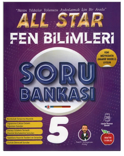 Newton 5. Sınıf Fen Bilimler All Star Soru Bankası ürün görseli 1