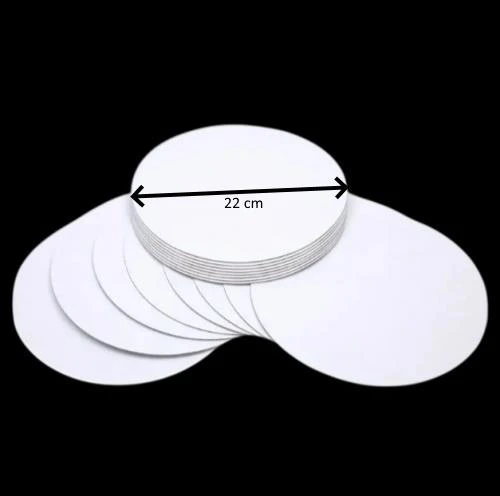 Turta Mendili / Pasta Altlığı Beyaz Yuvarlak 22 cm 10 adet ürün görseli 1