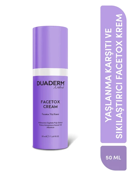 Duaderm Yaşlanma Karşıtı ve Sıkılaştırıcı Facetox Krem 50 ml ürün görseli 1