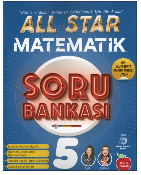 Newton 5. Sınıf Matematik All Star Soru Bankası ürün görseli 1
