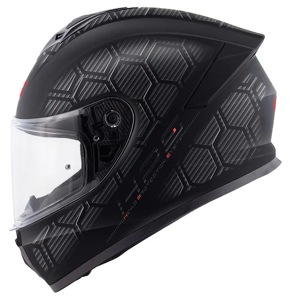 GIVI 50.X SNAKE MAT KARBON KASK - Resim 3