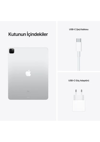 PTTAVM: Apple iPad Pro 12.9 (5. Nesil) MHNH3TU/A Wi-Fi 256 GB 12.9
