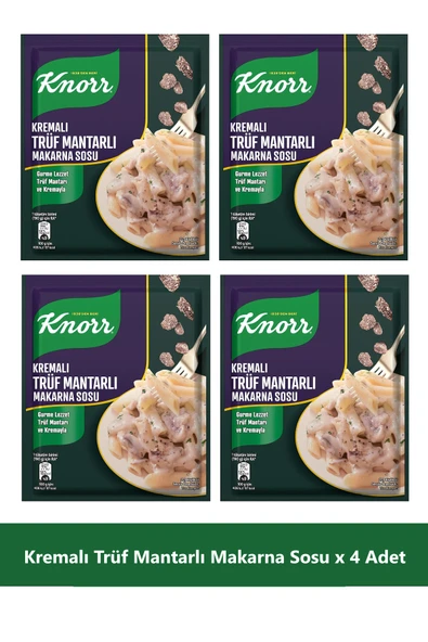 Knorr Kremalı Trüf Mantarlı Makarna Sosu 52g x 4 Adet ürün görseli 1