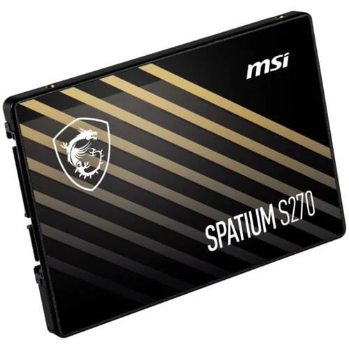 MSI SPATIUM S270 480GB 500-450Mbs Sata 3,2,5 3D NAND SSD ürün görseli 1