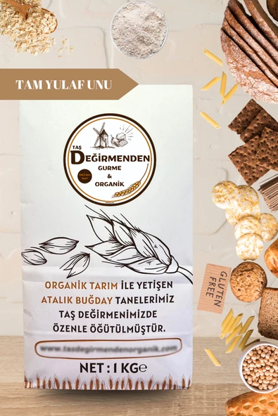 Tam Yulaf Unu (Gluten İçermez) - 1 Kilo ürün görseli 1