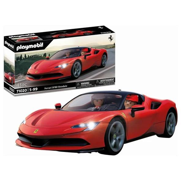 Orjinal Playmobil Ferrari SF90 Stradale Koleksiyon Oyuncak Araba Playmobil 71020 ürün görseli 1