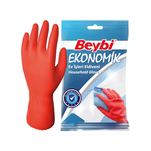 BEYBİ EKO LASTİK ELDİVEN NO: 8-8.5 (1 ÇİFT) ürün görseli 1