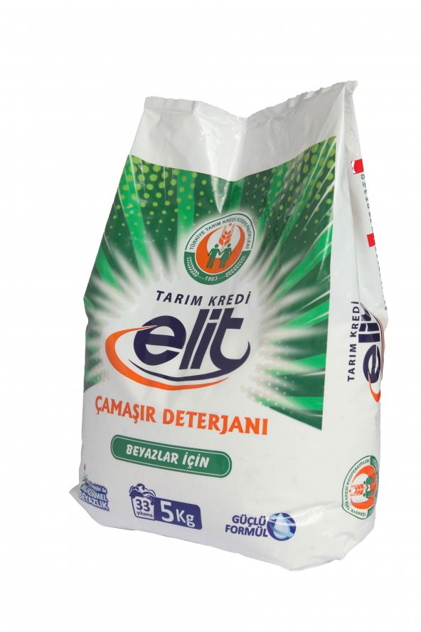 Tarım Kredi Elit Matik Toz Deterjan Beyazlar 5 Kg ürün görseli 1
