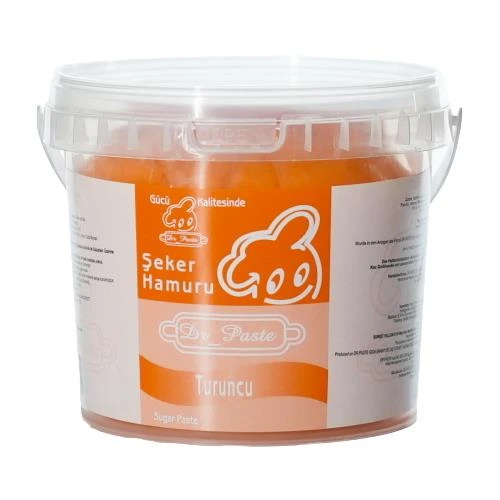 Dr Paste Şeker Hamuru  500 gr - Turuncu ürün görseli 1
