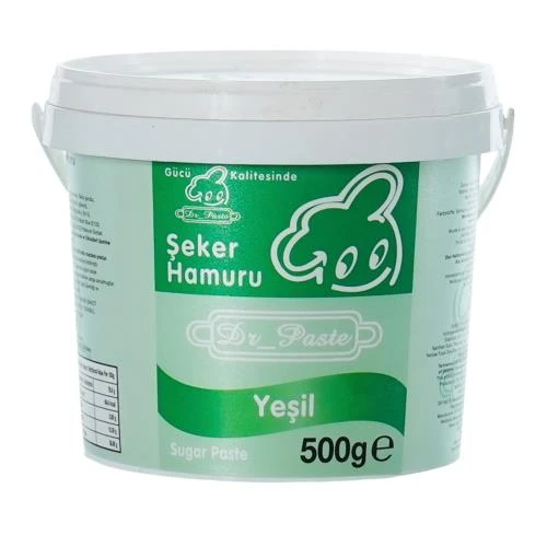 Dr Paste Şeker Hamuru  500 gr - Yeşil ürün görseli 1