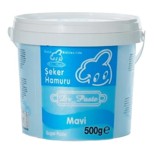 Dr Paste Şeker Hamuru  500 gr - Mavi ürün görseli 1