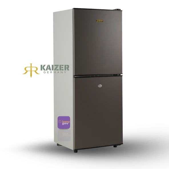 KAiZER Germany Çift Sistem 140 Buzdolabı ALTTAN BUZLUK - ANTRASİT 12 / 24 / 220 Volt ürün görseli 1