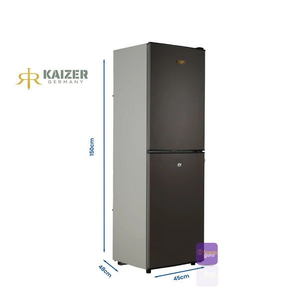 KAiZER Germany Çift Sistem 240 Buzdolabı ALTTAN BUZLUK -ANTRASİT 12 / 24 / 220 Volt ürün görseli 1