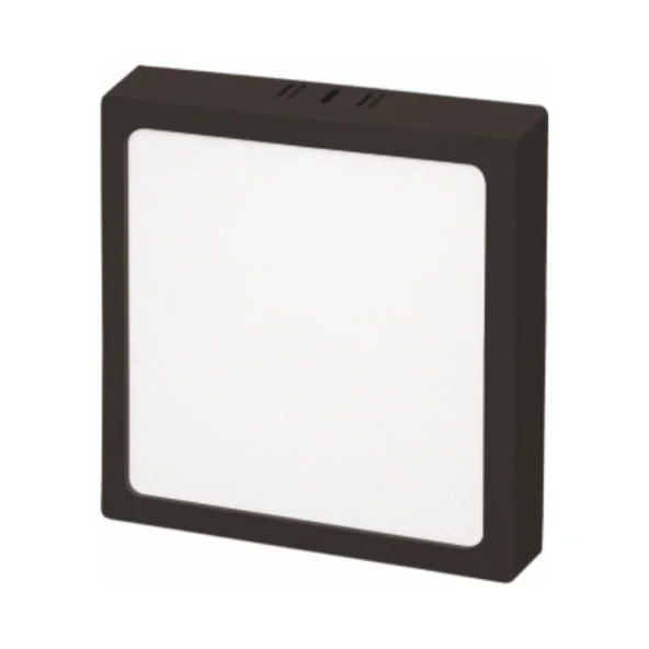 CATA 18W Kare Sıva Üstü Led Panel Armatür Beyaz ışık Siyah Kasa CT-5236 ürün görseli 1