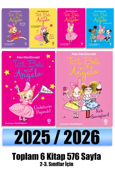 Tatlı Bela Angela Seti 6 Kitap 576 Sayfa ürün görseli 1