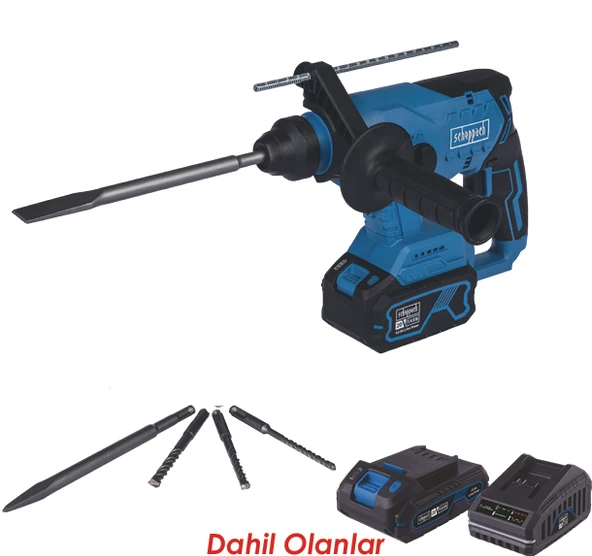 Scheppach  BC-RHD230  2*2Ah  Akülü Darbeli Matkap ürün görseli 1