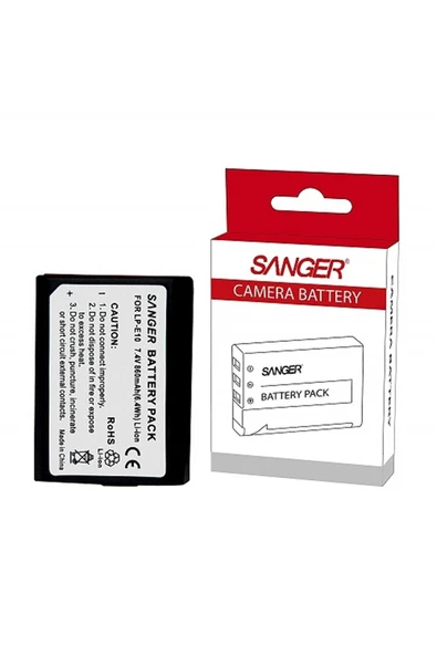 Sanger LP-E10 Canon Fotoğraf Makinesi Batarya ürün görseli 1