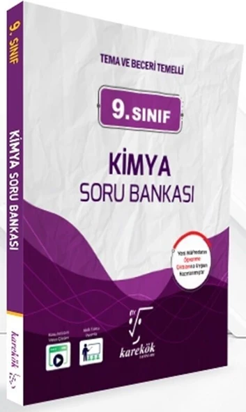 9. Sınıf Kimya Soru Bankası Karekök Yayınları ürün görseli 1