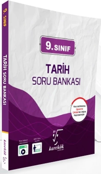 9. Sınıf Tarih Soru Bankası Karekök Yayınları ürün görseli 1