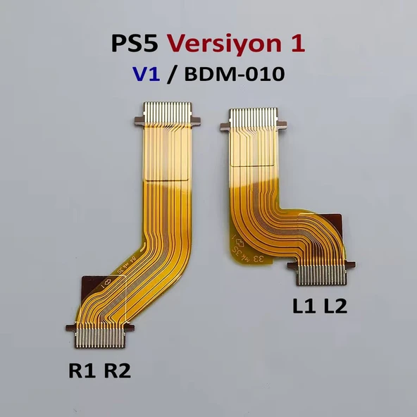 PS5 L1 L2 R1 R2 Tetik Flex Kablo Seti V1 Uyumlu BDM-010 Yedek Parça ürün görseli 1