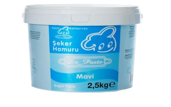 Dr Paste Şeker Hamuru  2,5 kg - Mavi ürün görseli 1