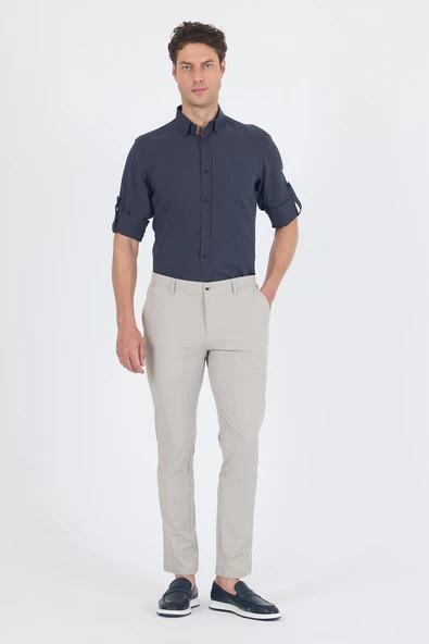 Taş Yandan Cepli Casual Slim Fit Pantolon 1003250164 ürün görseli 1