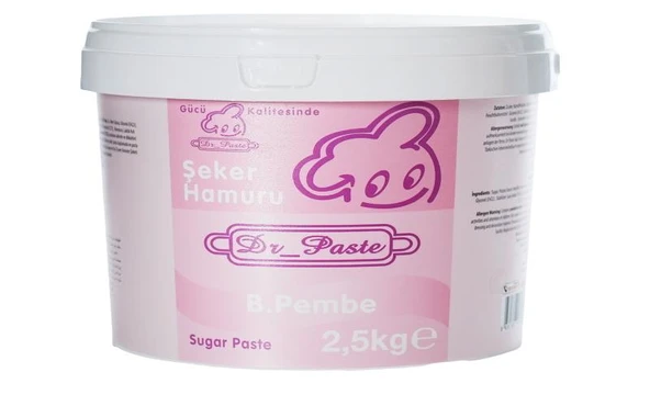 Dr Paste Şeker Hamuru  2,5 kg - Bebek Pembe ürün görseli 1