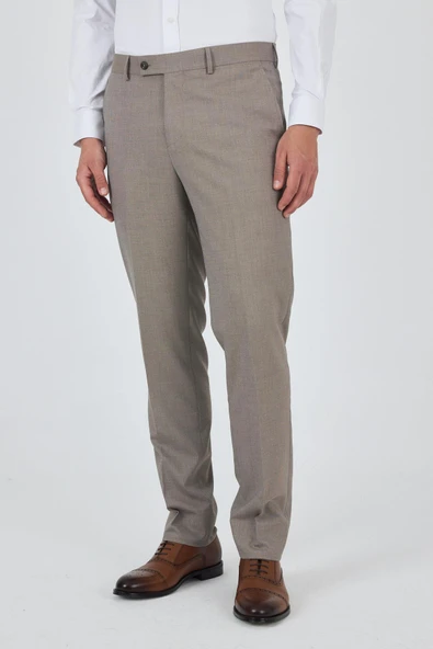 Camel Esnek Yandan Cepli Comfort Fit Classic Pantolon 1003250151 ürün görseli 1