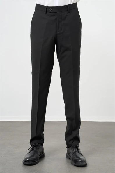Siyah Esnek Yandan Cepli Comfort Fit Classic Pantolon 1003240914 ürün görseli 1