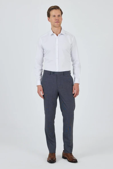 Lacivert Esnek Yandan Cepli Comfort Fit Classic Pantolon 1003250151 ürün görseli 1
